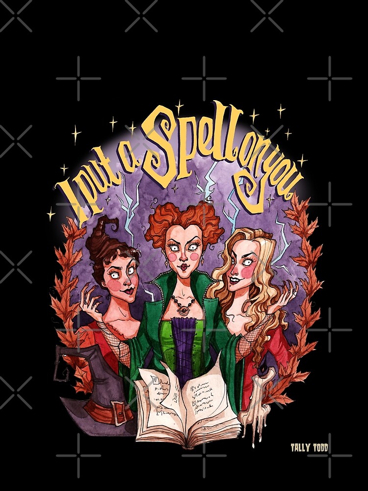 hocus pocus t shirt i put a spell on you