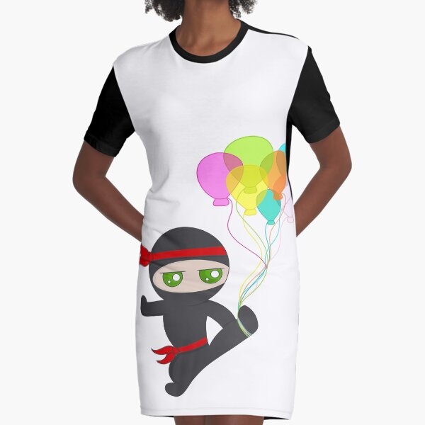 Balloon trouble Graphic T-Shirt Dress