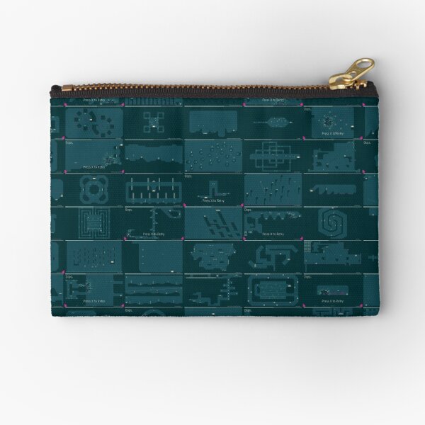 N++ Levels - Blue Zipper Pouch