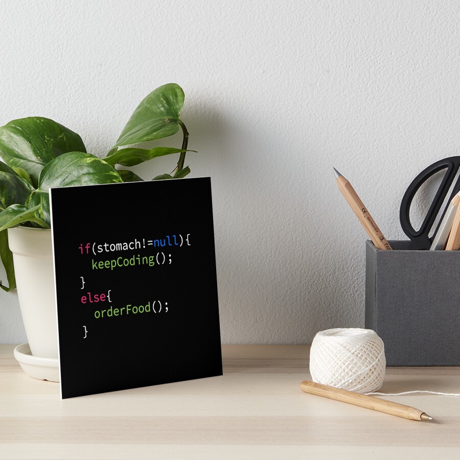 Item preview, Art Board Print designed and sold by KeepOnCoding.