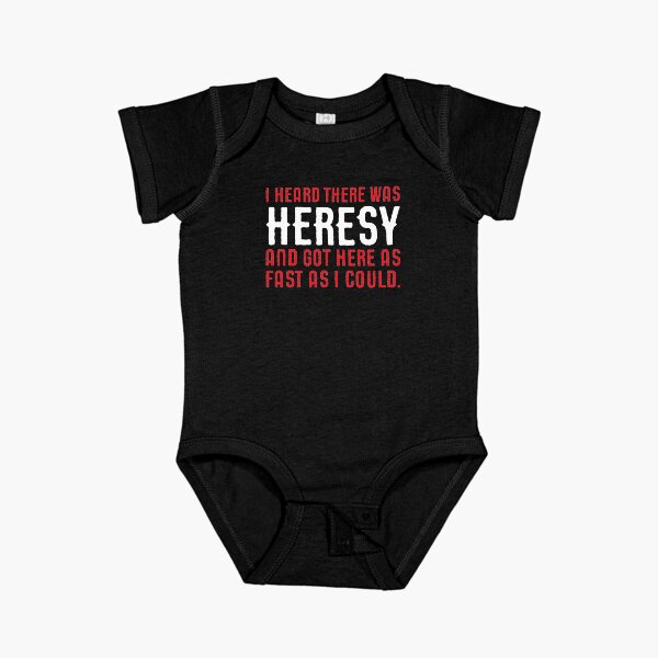 Item preview, I Heard There Was Heresy and I Got Here As Fast As I Could Wargaming Meme designed and sold by pixeptional.