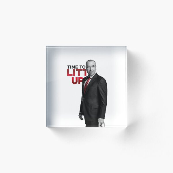 Louis Litt suits Acrylic Block
