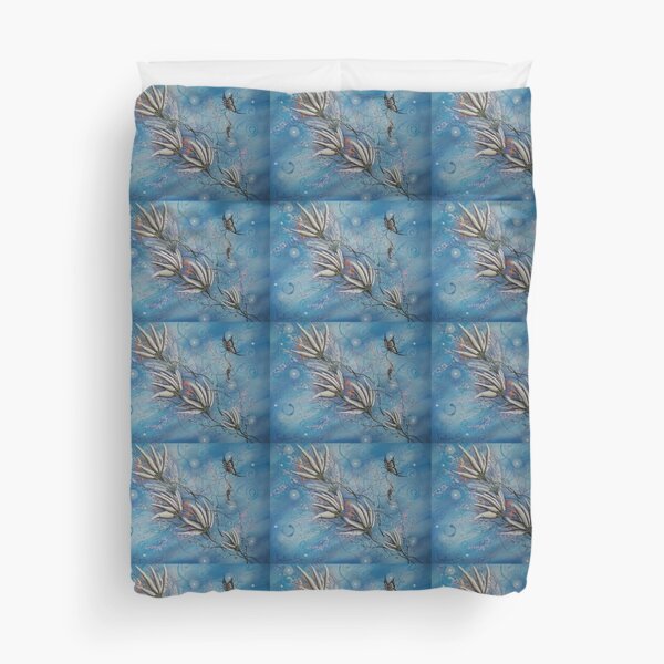 Flight Of The First Key Duvet Cover