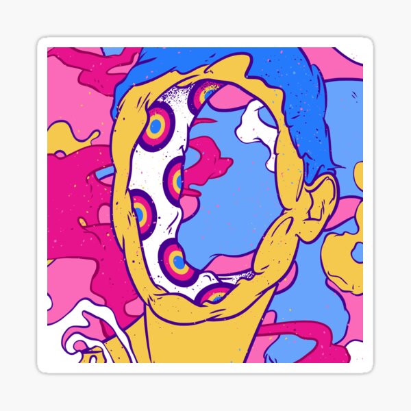 Hollow man Sticker