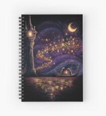 Lanterns Of Hope Spiral Notebook