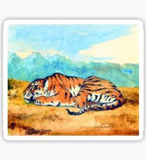 Eugene Delacroix Royal Tiger Sticker
