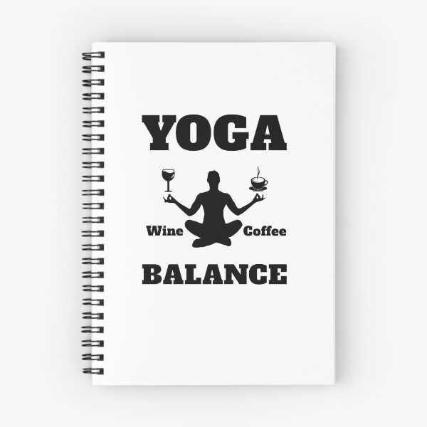 Item preview, Yoga Balance Wine And Coffee V4 designed and sold by TeeTimeGuys.
