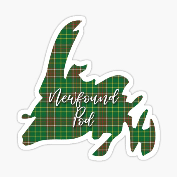 NewfoundPod - Newfoundland Tartan Map 3 Sticker