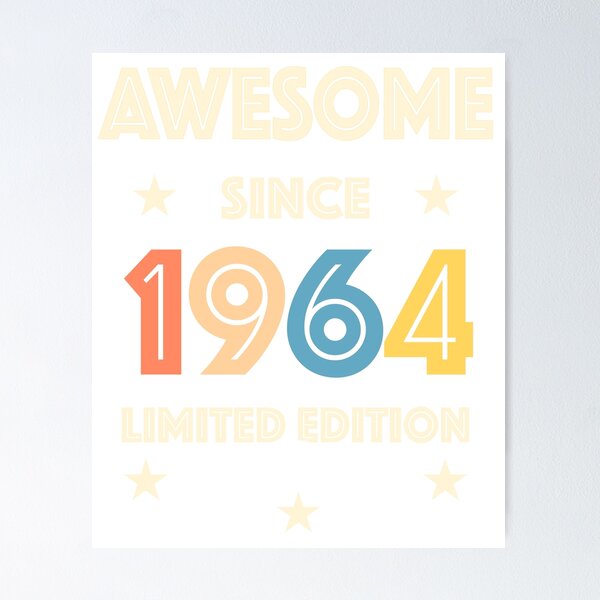 Item preview, 1964 birthday vintage retro designed and sold by Mmastert.