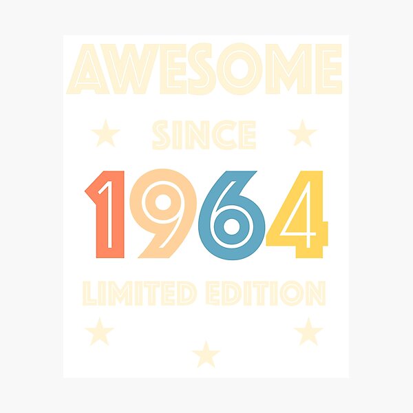 Item preview, 1964 birthday vintage retro designed and sold by Mmastert.