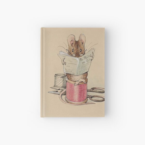La souris sur mesure, Beatrix Potter, frontispice. Carnet cartonné