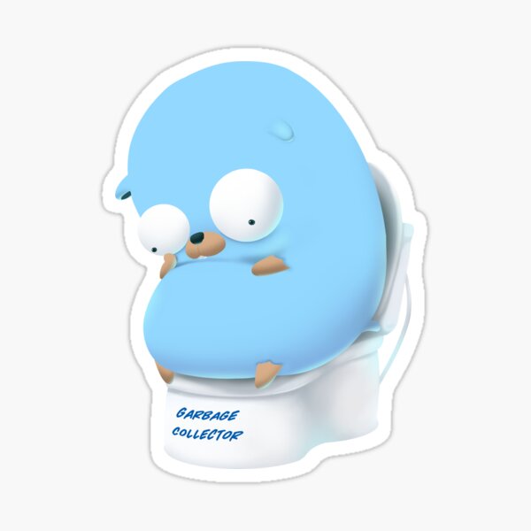 "Golang Gopher Go Thinking" Sticker for Sale by clgtart | Redbubble