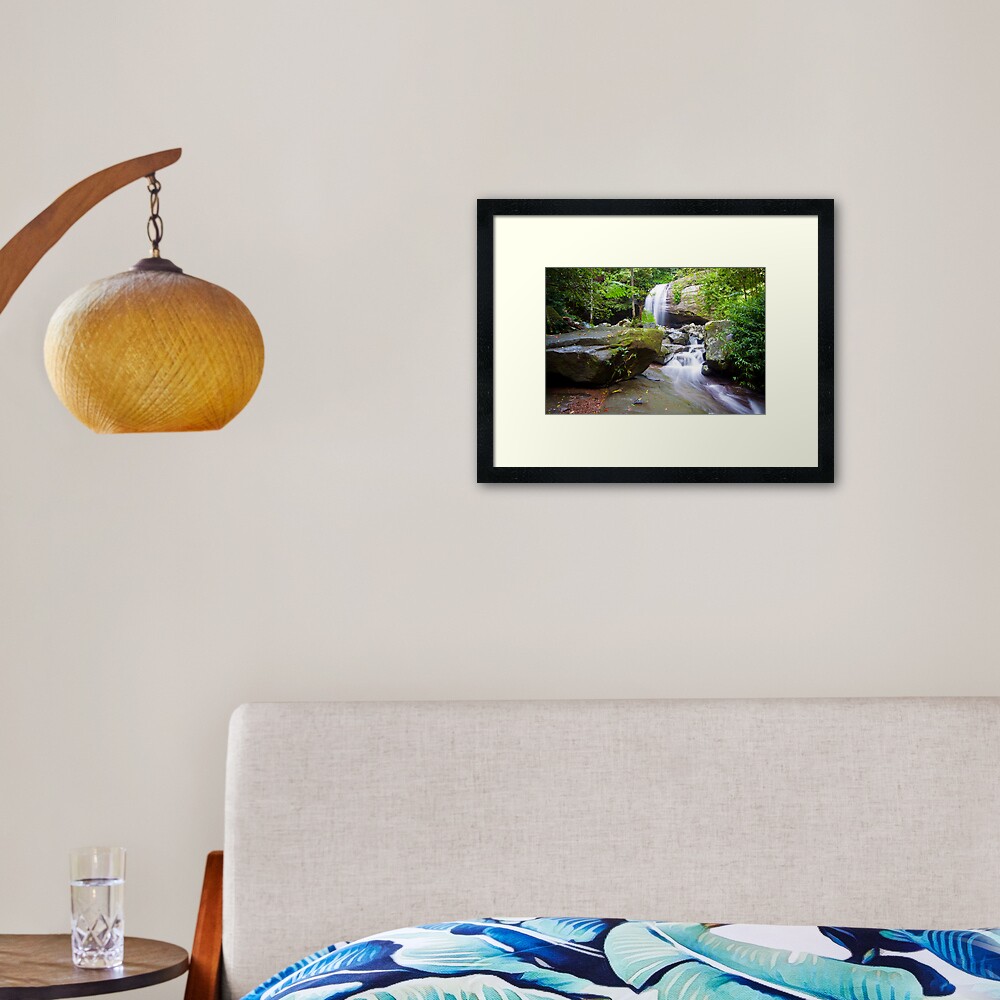 Serenity Falls Framed Art Print