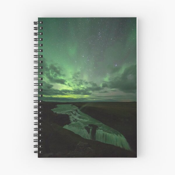 Item preview, Gullfoss under the Northen Lights - Iceland designed and sold by Mattia  Bicchi.