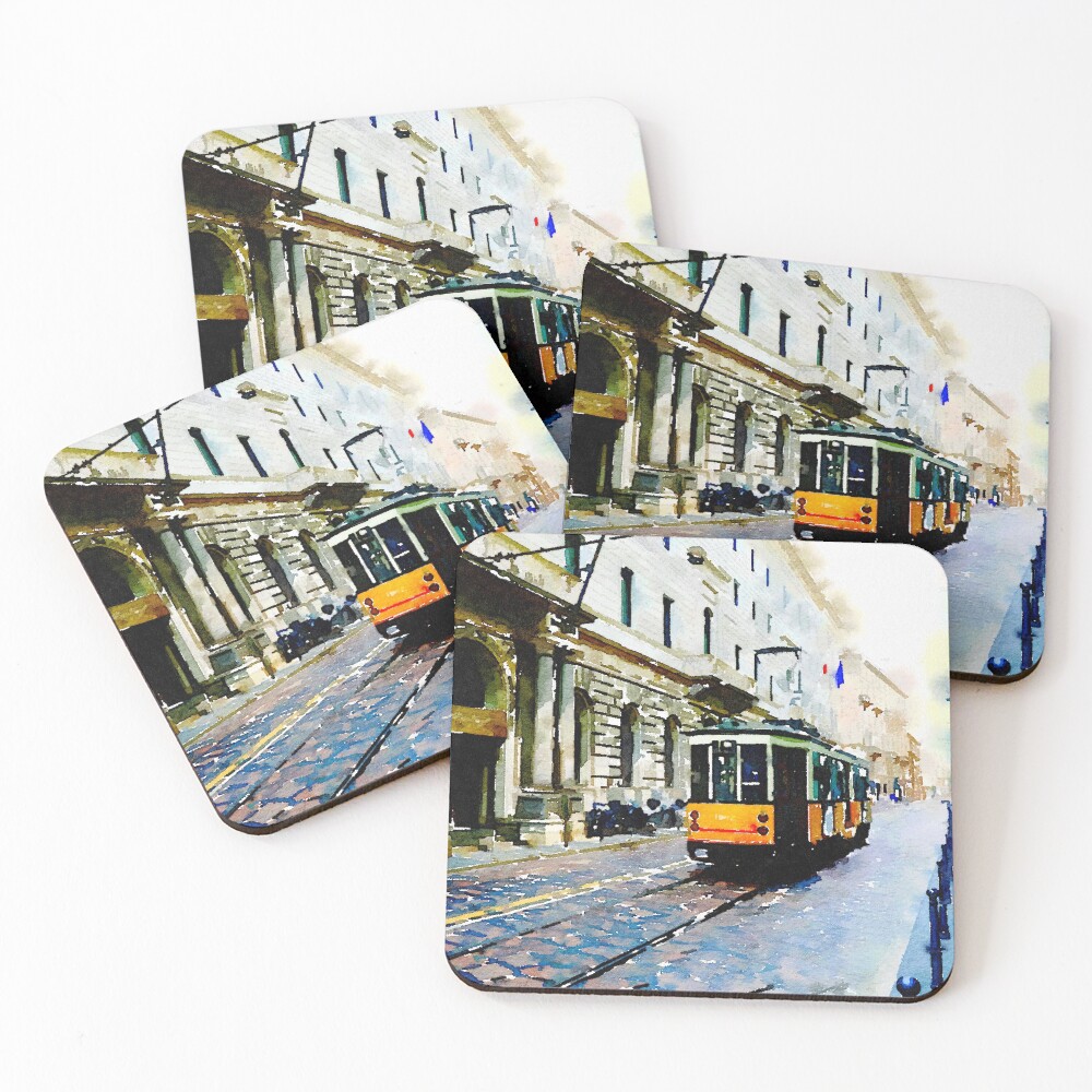 Memories of Milan Coasters (Set of 4)