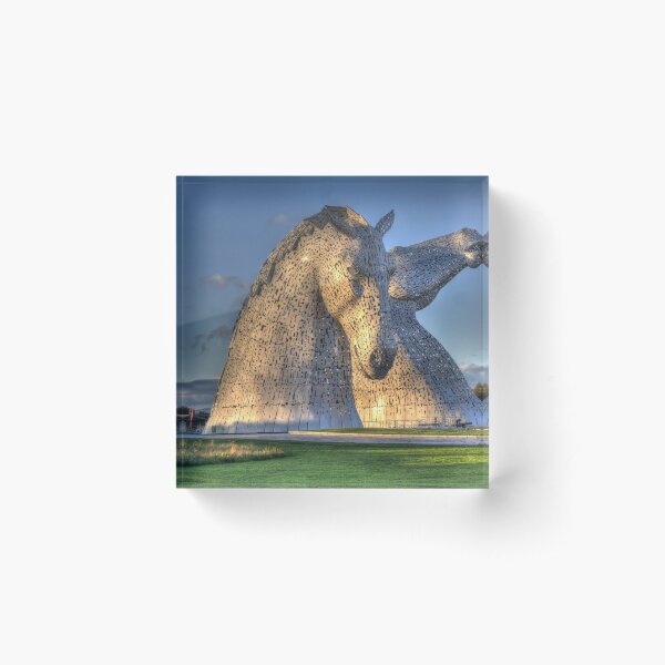 The Kelpies, Helix Park , Falkirk Acrylic Block
