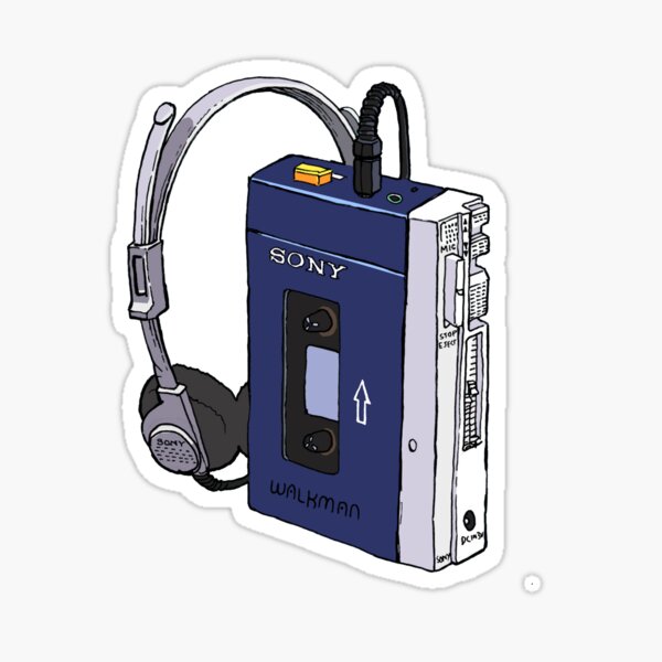 Item preview, Walkman Hand drawn designed and sold by serge-o-sketch.