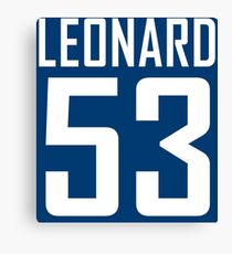 LEONARD 53 Canvas Print
