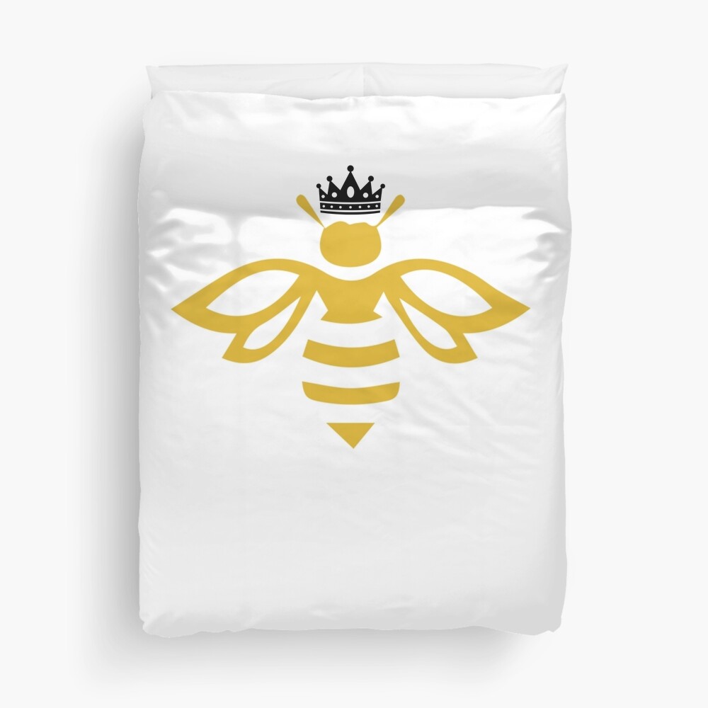 "Queen B - Queen Bee With A Crown T Shirt" Duvet Cover For Sale By ...