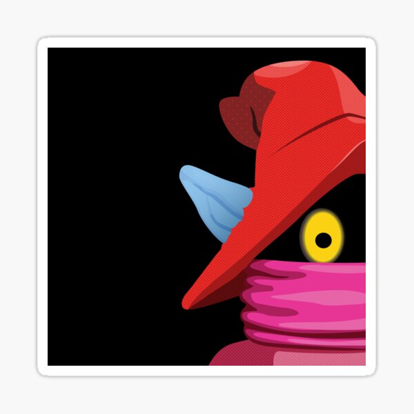Clumsy Ghost Wizard Sticker