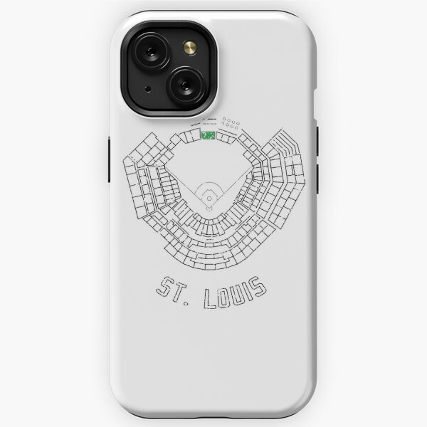 Fanatics St. Louis Cardinals Black Slate Primary Mark iPhone Case