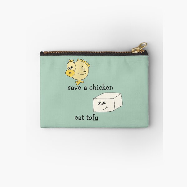 Item preview, Save a Chicken Eat Tofu designed and sold by Samitha Edwards.