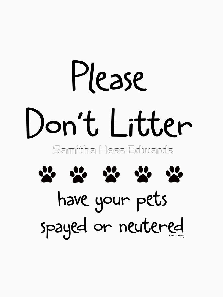 Don't litter facts picture