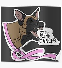 Take A BITE Out of CANCER Poster