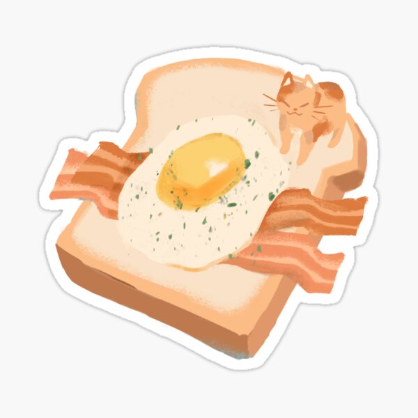 Cat Toast Sticker