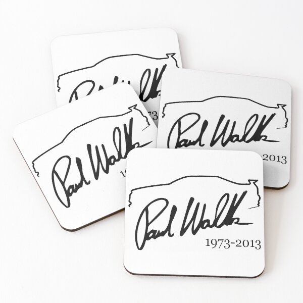 Item preview, Paul Walker signature car outline designed and sold by thatstickerguy.