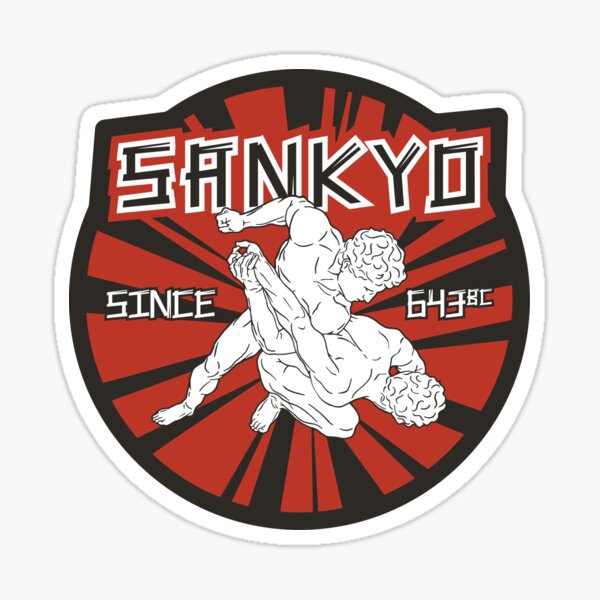 Aikido - Greek Style Sankyo Sticker