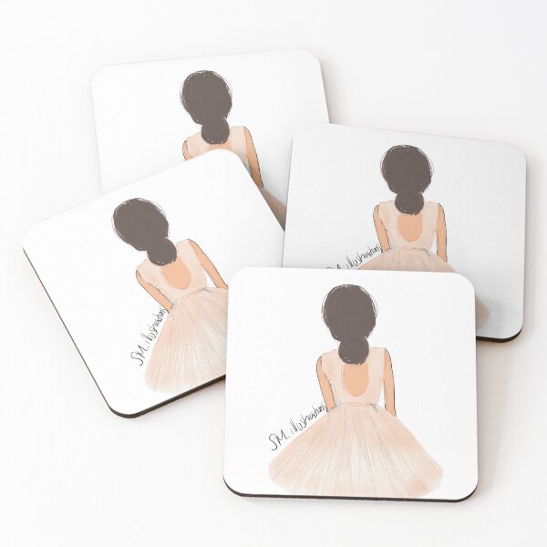 Item preview, Princess Ballerina in Pink Fashion Illustration Art Print designed and sold by SMillustrations.