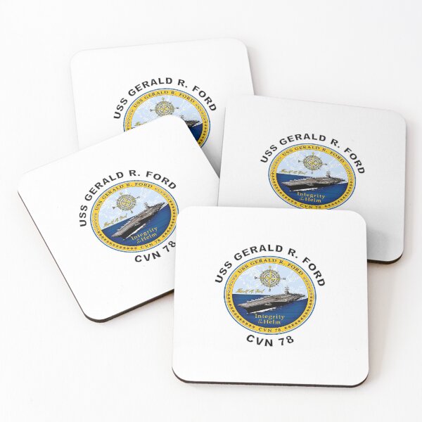 Item preview, USS Gerald R. Ford (CVN-78) Crest designed and sold by Nikki SpaceStuffPlus.