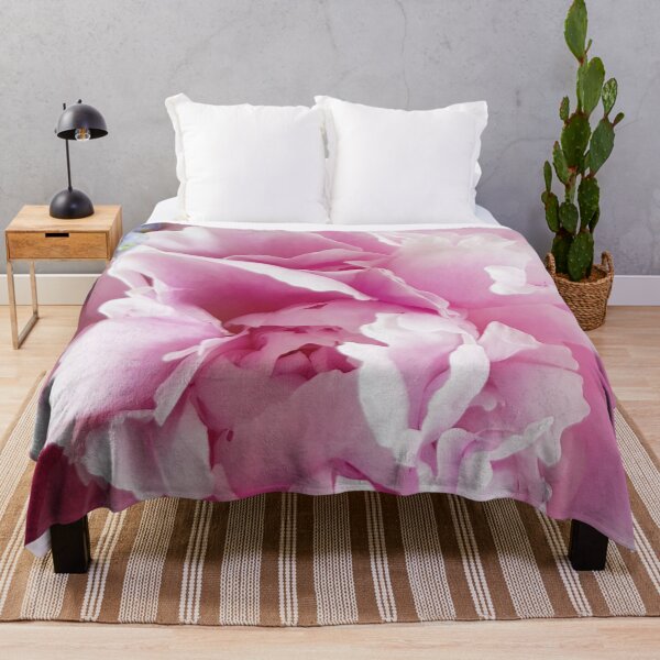Item preview, Floral Fun - Peony in pink 9 and a hint of blue designed and sold by ellenhenry.