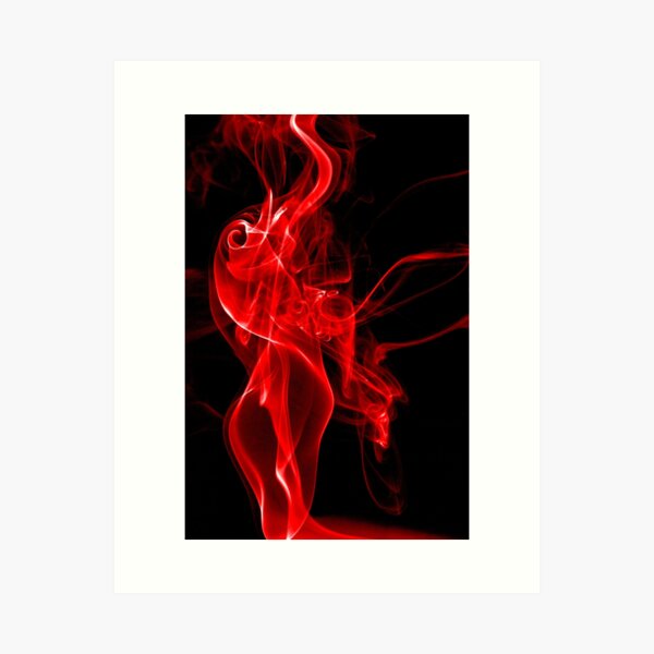 Aperçu de l'œuvre Red Smoke créée et vendue par Steve Purnell Photography.