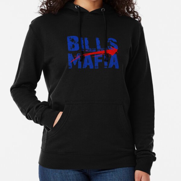 Tobin Clothing BLUE Bills Mafia Hooded Sweatshirt ADULT LARGE at   Men's Clothing store