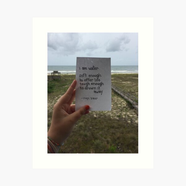 Item preview, Water Quote designed and sold by jackiegu.