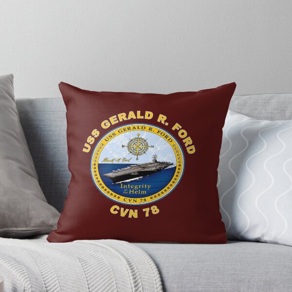 Item preview, USS Gerald R. Ford (CVN-78) Crest for Dark Colors designed and sold by Nikki SpaceStuffPlus.