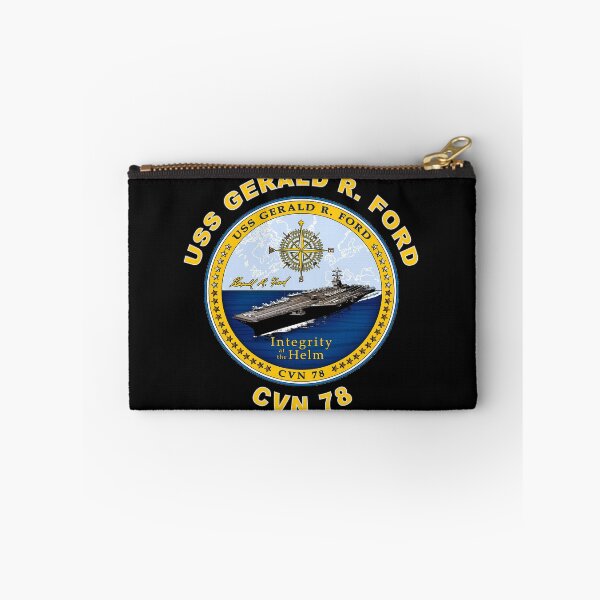 Item preview, USS Gerald R. Ford (CVN-78) Crest for Dark Colors designed and sold by Nikki SpaceStuffPlus.