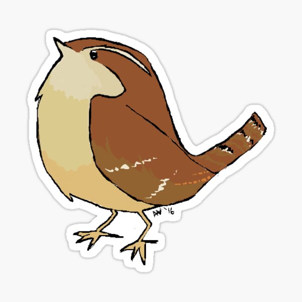 Fatbird Sticker Sheet (4x6): Titmouse, Nuthatch, Robin, Goldfinch, Blu –  FATBIRD