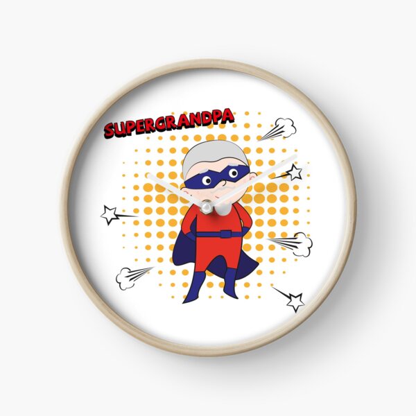 Super Grandpa Clock