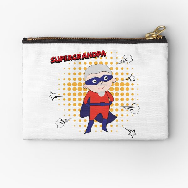 Super Grandpa Zipper Pouch