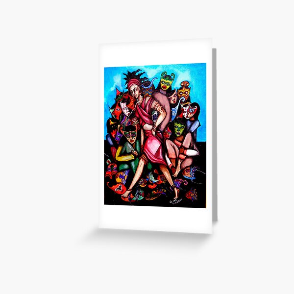 sick n tired of walking amongst all these phonies... Greeting Card