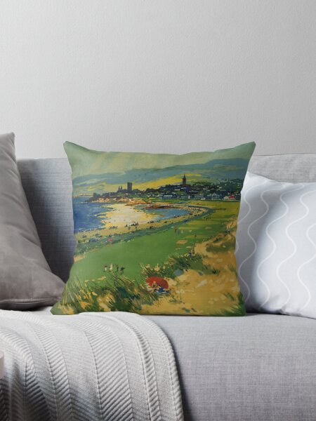 Item preview, St. Andrews Scotland Vintage Travel Poster designed and sold by vintagevivian.