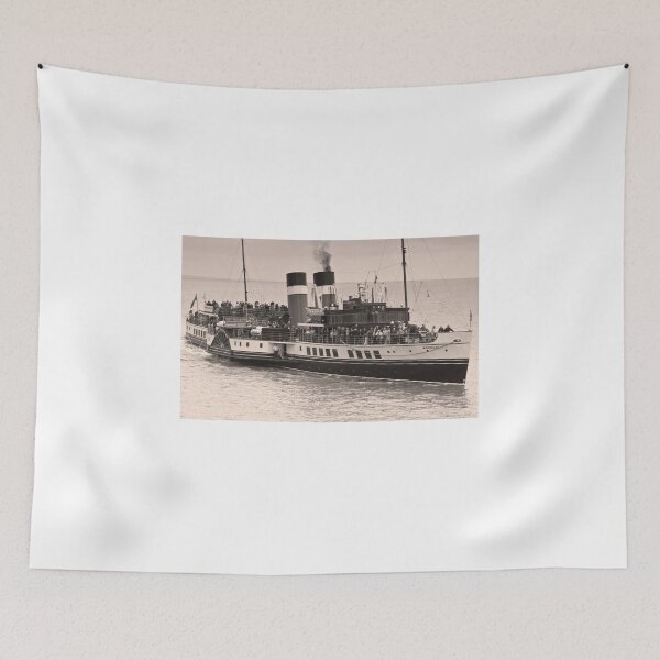 Item preview, Waverley Paddle Steamer In Sepia designed and sold by Steve Purnell Photography.