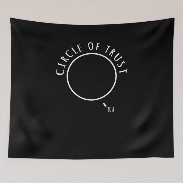 Item preview, Funny Circle Of Trust Suspicious Introvert Loner T-Shirt designed and sold by LookTwice.