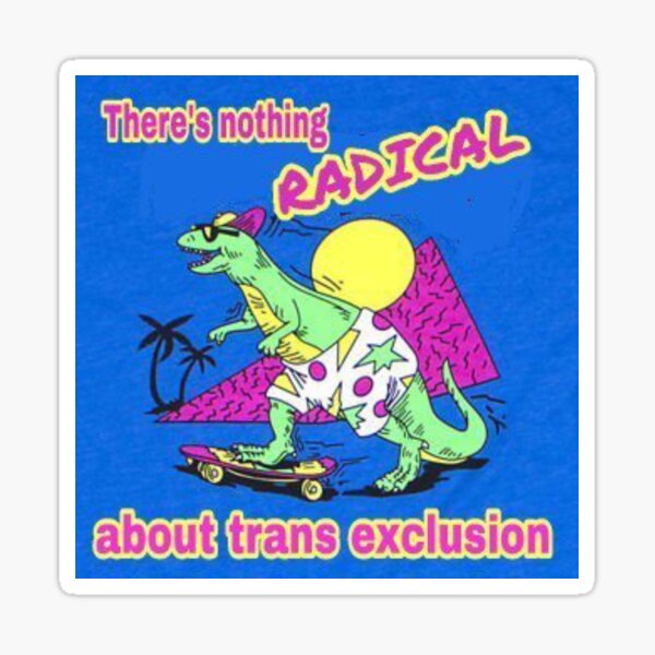 Item preview, there's nothing radical about trans exclusion designed and sold by gothammite.