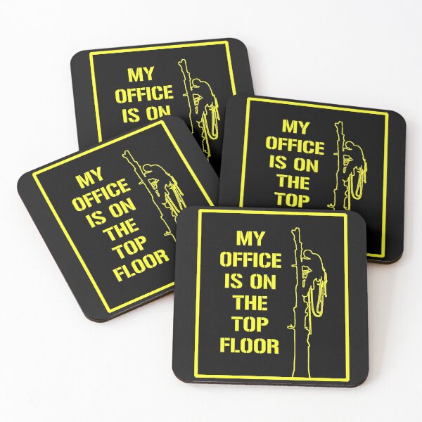 Item preview, Arborist Design : My office is on the top floor yellow designed and sold by Imladris01.
