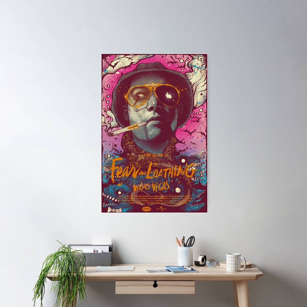 abstrakte Angst und Abscheu Poster