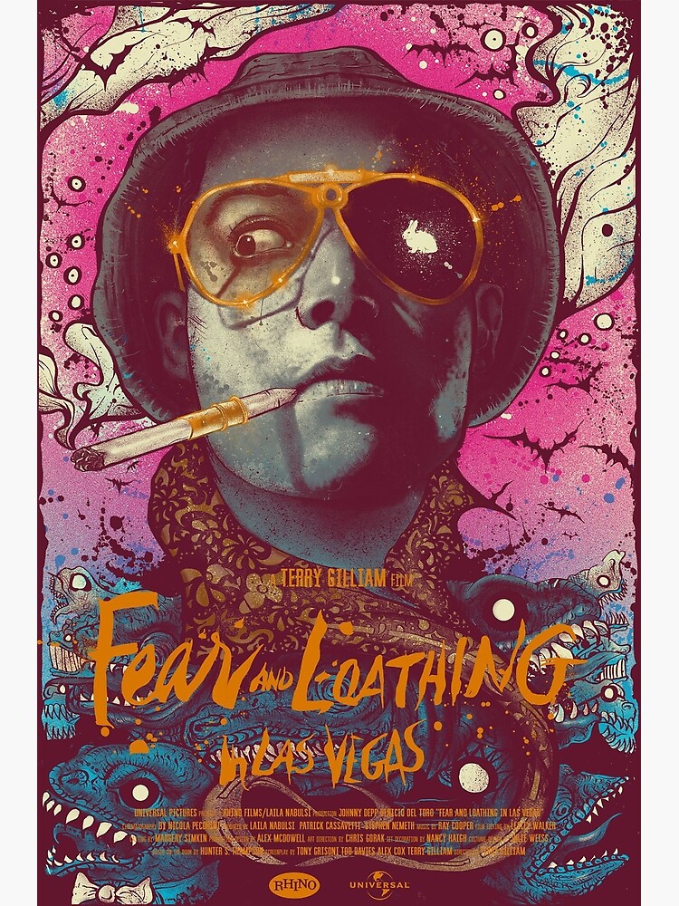 Fear and Loathing in Las Vegas Framed poster